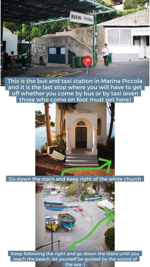 Capri Magic House On The Beach Eksteriør billede